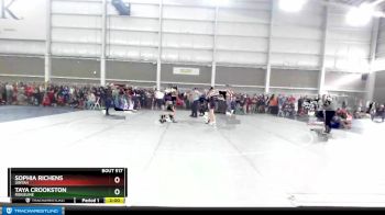 140 lbs Quarterfinal - Taya Crookston, Ridgeline vs Sophia Richens, Uintah