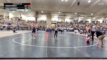 AA 150 lbs Semifinal - Luke Louzensky, Kirkwood High School vs Harlen Hunley, Knoxville Halls High School