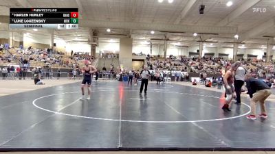 AA 150 lbs Semifinal - Luke Louzensky, Kirkwood High School vs Harlen Hunley, Knoxville Halls High School
