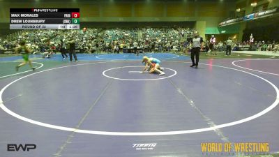 67 lbs Round Of 32 - Max Morales, Paragon vs Drew Lounsbury, Sanderson Wrestling Academy