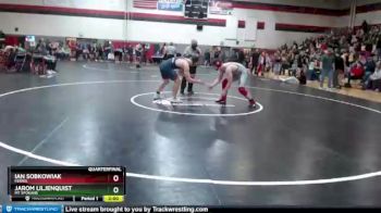 195 lbs Quarterfinal - Ian Sobkowiak, Ferris vs Jarom Liljenquist, Mt Spokane