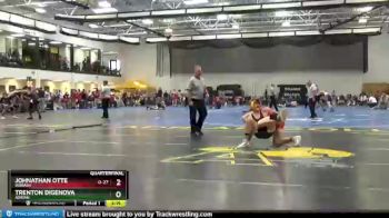 165 lbs Quarterfinal - Trenton DiGenova, Adrian vs Johnathan Otte, Wabash