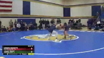 149 lbs Placement (16 Team) - Joseph Rossetti, Williams College vs Colby Frost, Southern Maine