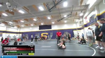 70 lbs Cons. Semi - Colton Rainey, Team Bear Wrestling Club vs Owen Mandon, C2X