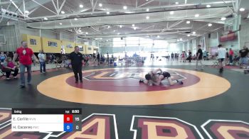 54 kg Rr Rnd 2 - Erik Carlile, Mohawk Valley WC HS vs Henry Caceres, Prime Wrestling Club Black