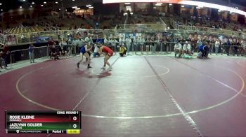 105 lbs Cons. Round 1 - Rosie Kleine, Monarch vs Jazlynn Golder, Matanzas