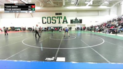 150 lbs Cons. Round 2 - Tyler Quintance, Santa Rosa Academy vs David Aguiar, Bell Gardens