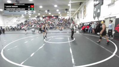 144 lbs Cons. Round 2 - Jason Vargas, Estancia vs Christopher Castellanos, Anaheim