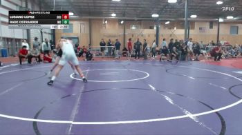 197 lbs Quarterfinal - Lusiano Lopez, Clackamas Community College vs Rade Ostrander, North Idaho College