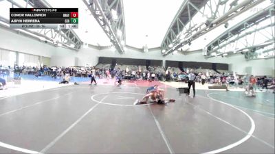 134-H lbs Round Of 16 - Conor Hallowich, Unattached vs Aidyn Herrera, CJA