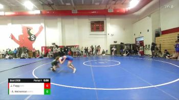 138 lbs Champ. Round 2 - Alex Heineman, Pendleton vs Jacob Fagg, Quaker Wrestling Club