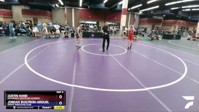 126 lbs Champ. Round 1 - Justin Hand, McChesney Grappling Academy vs Jordan Builtron-Arguello, Pirate Wrestling Club