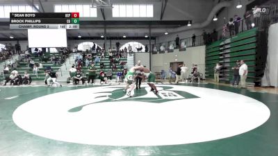 285 lbs Champ. Round 2 - Brock Phillips, Cardinal Gibbons vs Sean Boyd, Benedictine College Prep