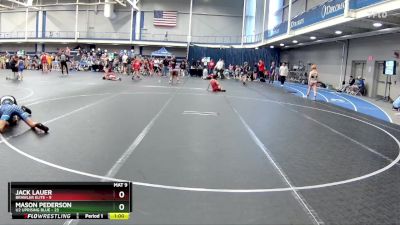 76 lbs Round 2 (4 Team) - Jack Lauer, Brawler Elite vs Mason Pederson, U2 Uprising Blue