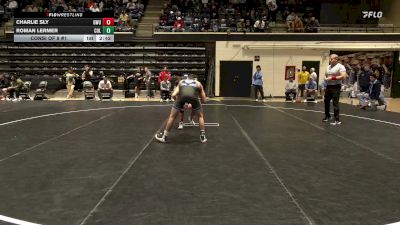 141 lbs Consi Of 8 #1 - Charlie Sly, Gardner-Webb vs Roman Lermer, Columbia