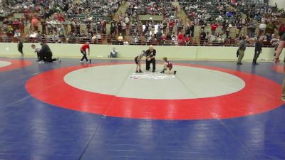 40 lbs Consolation - Gavin Zapata, Jackson County Wrestling Club vs Cole Jennings, John Wayne Corcoran Wrestling Association