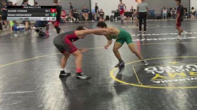 141 lbs Rr Rnd 3 - Shane Cowan, BW Barn - BHSE vs Noah Hernandez, Mat Warriors Black - BHSE