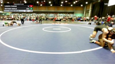 215 lbs Round Of 32 - Lokepa Fanene, Temecula Valley vs Mathew Hinkle, Cascade