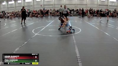 40 lbs Round 6 (8 Team) - Asher Burkett, Upstate Uprising vs Finn Madigan, Brawler Elite