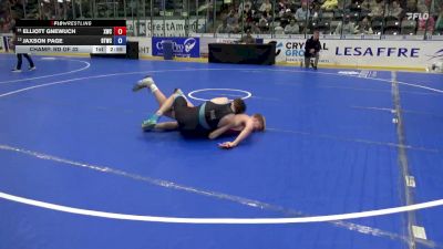 126 lbs Champ. Rd Of 32 - Grayson Davis, Moen Wrestling Academy vs Josiah Kaster, Moyer Elite