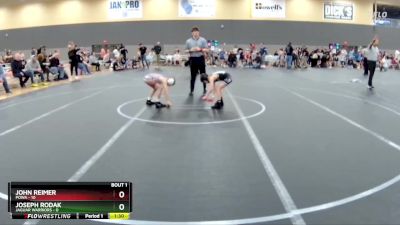 56 lbs Round 1 - John Reimer, POWA vs Joseph Rodak, Jaguar Warriors