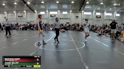 150 lbs Round 4 (6 Team) - Chase Gillum, WV Wild vs Braydon Kindt, U2 Wranglers