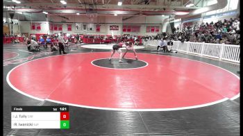 160 lbs Final - Joseph Tully, Carver vs Rawson Iwanicki, Saint John's Prep