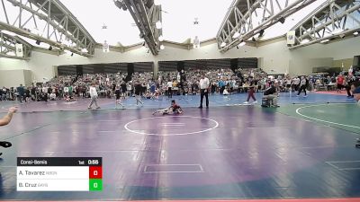 61-M2 lbs Consolation - Avery Tavarez, North Bergen vs Brody Cruz, Bayport-Blue Point