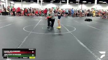 52 lbs Round 2 (8 Team) - Gavin Goldsberry, Iron Horse vs Greyson Schrader, HFL