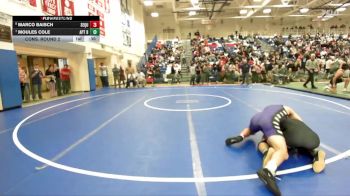 Boys 150 lbs Cons. Round 2 - Moules Cole, Aptos Boys vs Marco Baisch, Sequoia Boys