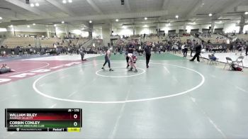 175 lbs Quarterfinal - William Riley, Maximum Velocity vs Corbin Conley, Arlington Wrestling Club