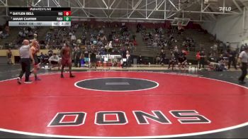 197 lbs Champ. Round 2 - Jakar Carter, Palomar College vs Daylen Bell, Victor Valley College