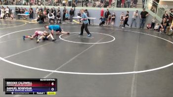 67 lbs Quarterfinal - Brooks Caldwell, Pioneer Grappling Academy vs Samuel Rosevear, Interior Grappling Academy