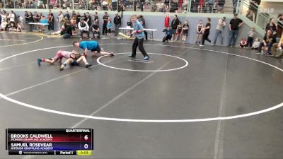 67 lbs Quarterfinal - Brooks Caldwell, Pioneer Grappling Academy vs Samuel Rosevear, Interior Grappling Academy