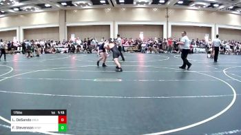 175 lbs Round Of 32 - Luke DeSando, Great Oak HS vs Frankie Stevenson, Hesperia WC