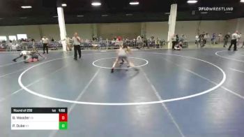 126 lbs Round Of 256 - Ben Weader, VA vs Pj Duke, NY