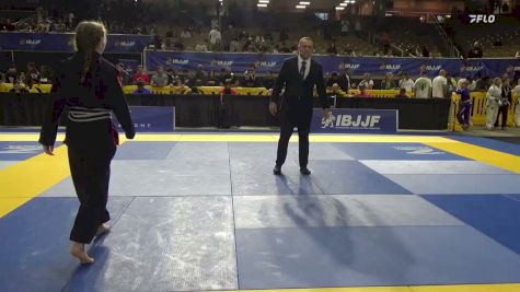 Anna Clara Malpeli Borges vs Josie Grace Harcher 2026 Pan Kids Jiu-Jitsu IBJJF Championship
