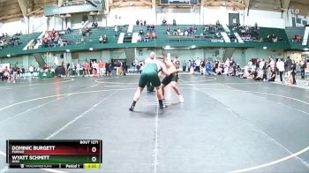 285 lbs Cons. Round 3 - Wyatt Schmitt, Ohio vs Dominic Burgett, Purdue