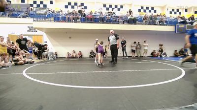 62 lbs Rr Rnd 1 - Harlea Lucas, Vian Wrestling Club vs Ryah Gayman, Claremore Wrestling Club