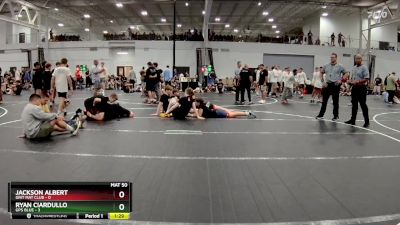 150 lbs Round 2 (8 Team) - Jackson Albert, Grit Mat Club vs Ryan Ciardullo, GPS Blue