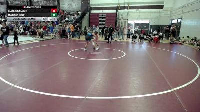 119 lbs Cons. Sub-semis - Maddie Kist vs Ellie Seyller,