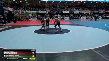 125 lbs Champ. Round 1 - Kaden Costigan, South Anchorage High School vs Mark Margaja, Ketchikan High School