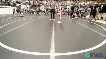 67 lbs Consi Of 8 #2 - Talon Walker, Red Ryder Wrestling Club vs Wyatt Davis, Del City Little League Wrestling