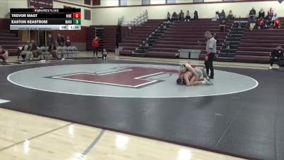 150-157 lbs 1st Place Match - Trevor Mast, Independence vs Easton Seastrom, Marion
