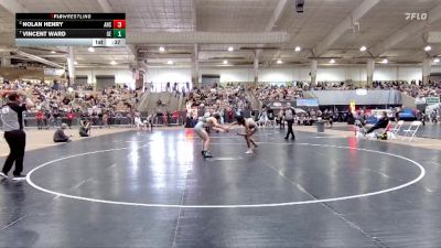 A 144 lbs Cons. Round 3 - Vincent Ward, Greenbrier High School vs Nolan Henry, Alcoa High School