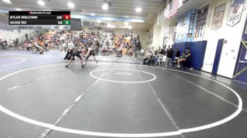 138 lbs Cons. Round 2 - Jacob Wu, Canyon vs Sylar Welcome, Centennial
