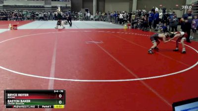 76 lbs Cons. Round 2 - Bryce Reiter, Rocori vs Easton Baker, Crosby Ironton