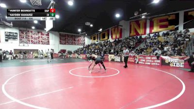 126 lbs 3rd Place Match - Kayden Vasquez, South Hills vs Hunter Besneatte, Chaparral