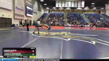 141 lbs Champ. Round 1 - Angelo Martinoni, CA State University Bakersfield vs Kaden Kuenzi, Beaver Dam RTC