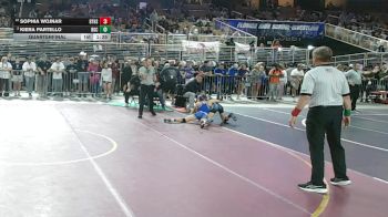 105 lbs Quarterfinal - Sophia Wojnar, Bartram Trail H.S. vs Kiera Partello, Barron G Collier
